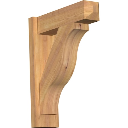 Ekena Millwork Funston Smooth Craftsman Outlooker, Western Red Cedar, 5 1/2"W x 18"D x 22"H OUT06X18X22FST04SWR